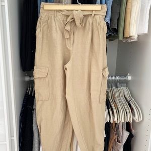Aritzia Wilfred Kafka Pants in Camel Size 4